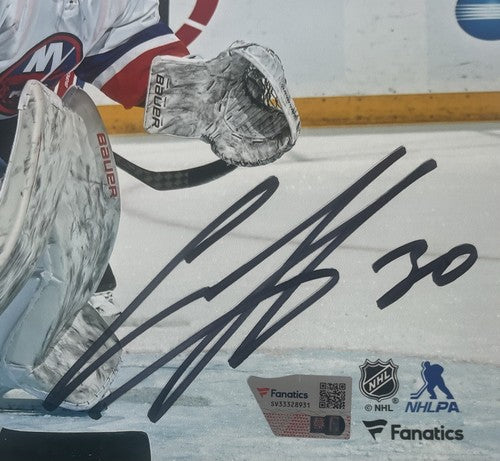 Ilya Sorokin Ny Islanders Goalie Signed 8x10 Framed Photo Autograph Fanatics COA