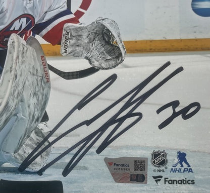 Ilya Sorokin Ny Islanders Goalie Signed 8x10 Framed Photo Autograph Fanatics COA
