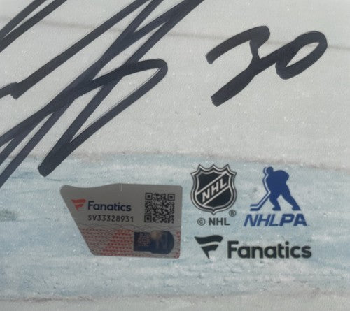 Ilya Sorokin Ny Islanders Goalie Signed 8x10 Framed Photo Autograph Fanatics COA