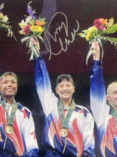 1996 Women’s Olympic Gymnastics Signed 16x20 Framed Photo Auto Miller PSA DNA