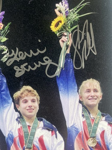 1996 Women’s Olympic Gymnastics Signed 16x20 Framed Photo Auto Miller PSA DNA