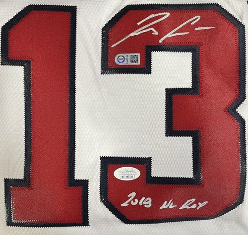 Ronald Acuna Jr Signed Braves Majestic Jersey 2018 NL ROY Mint Auto JSA Coa Mvp