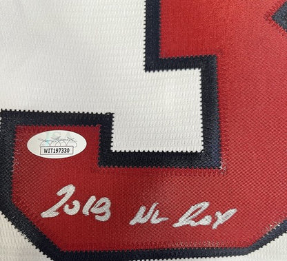 Ronald Acuna Jr Signed Braves Majestic Jersey 2018 NL ROY Mint Auto JSA Coa Mvp