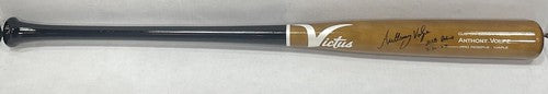 Anthony Volpe Yankees Signed Victus Model Bat Rookie Auto MLB Debut Fanatics