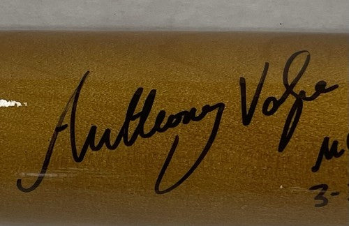 Anthony Volpe Yankees Signed Victus Model Bat Rookie Auto MLB Debut Fanatics