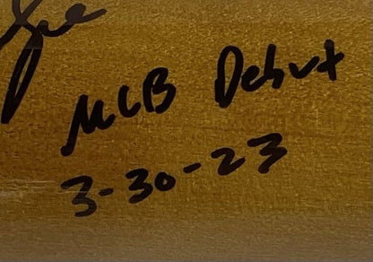 Anthony Volpe Yankees Signed Victus Model Bat Rookie Auto MLB Debut Fanatics