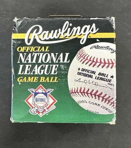 Official MLB Rawlings National League Baseball Sealed In Box Leonard Coleman New