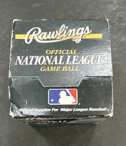 Official MLB Rawlings National League Baseball Sealed In Box Leonard Coleman New