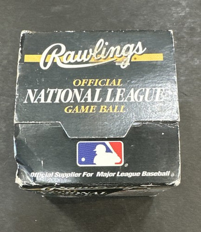 Official MLB Rawlings National League Baseball Sealed In Box Leonard Coleman New