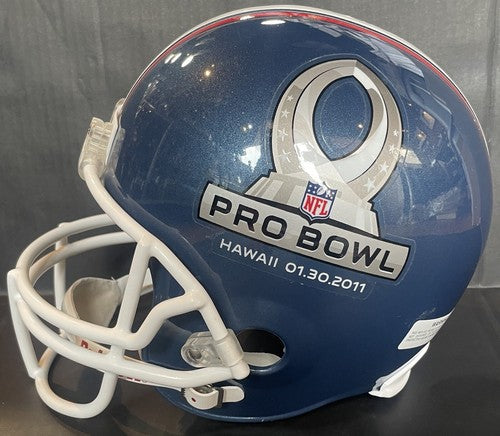 Darrelle Revis Signed 2011 Pro Bowl Riddell FS Helmet Jets Hof Auto #24 JSA Coa