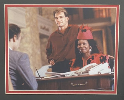 Patrick Swayze Whoopi Goldberg Signed Ghost DVD Cover Framed Photo Auto PSA DNA