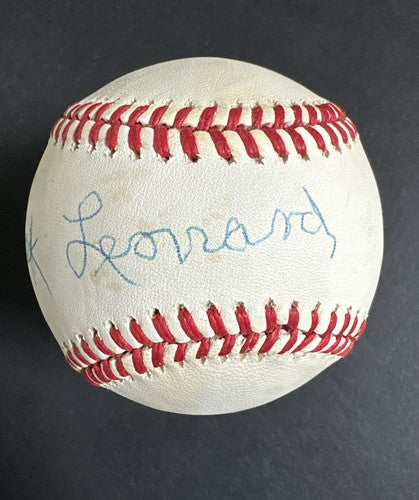 BUCK LEONARD Signed Official NL Mlb Baseball Hof Auto HOMESTEAD GRAYS PSA Coa