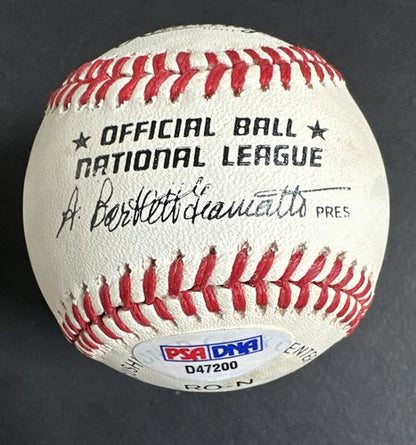 BUCK LEONARD Signed Official NL Mlb Baseball Hof Auto HOMESTEAD GRAYS PSA Coa