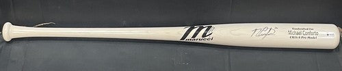 Michael Conforto Signed Marucci Game Model Bat San Francisco Giants Auto BAS Coa