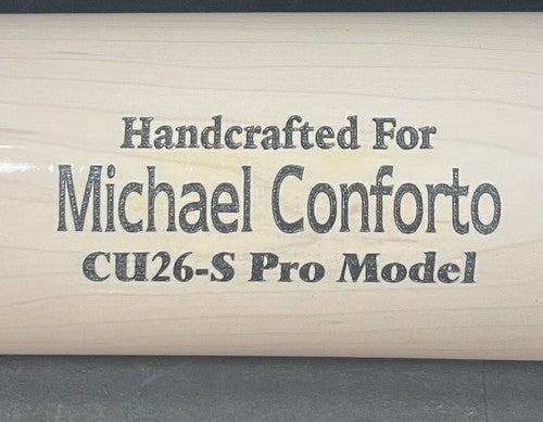 Michael Conforto Signed Marucci Game Model Bat San Francisco Giants Auto BAS Coa