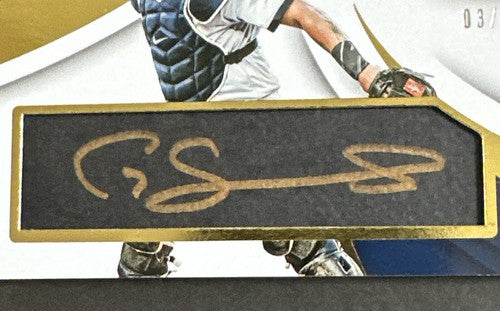 2018 Panini Immaculate Gary Sanchez Eye Black Signatures /15 Auto TW-GS Padres