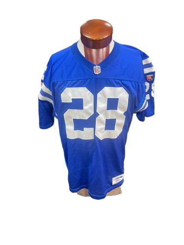 Marshall Faulk Indianapolis Colts Wilson NFL Pro Line Authentic Jersey SZ 48