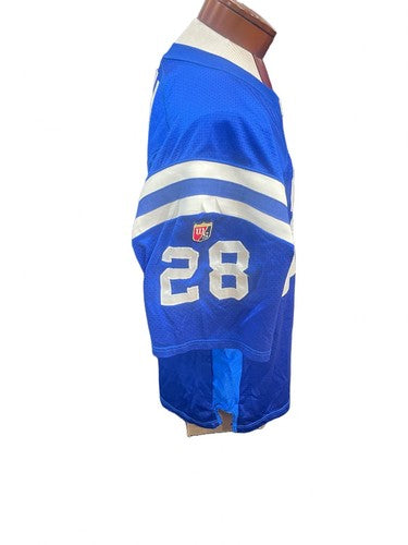 Marshall Faulk Indianapolis Colts Wilson NFL Pro Line Authentic Jersey SZ 48