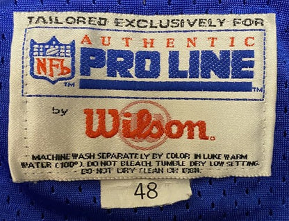 Marshall Faulk Indianapolis Colts Wilson NFL Pro Line Authentic Jersey SZ 48