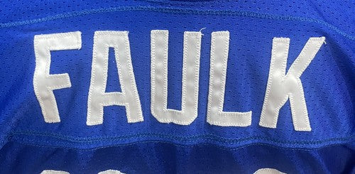 Marshall Faulk Indianapolis Colts Wilson NFL Pro Line Authentic Jersey SZ 48