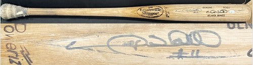 Gary Sheffield Signed Game Used Louisville Slugger Bat Braves Auto Sheff Holo