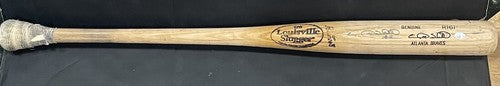 Gary Sheffield Signed Game Used Louisville Slugger Bat Braves Auto Sheff Holo