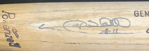 Gary Sheffield Signed Game Used Louisville Slugger Bat Braves Auto Sheff Holo