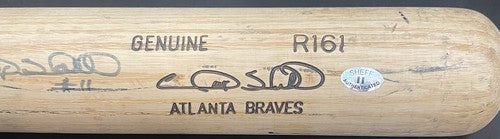 Gary Sheffield Signed Game Used Louisville Slugger Bat Braves Auto Sheff Holo