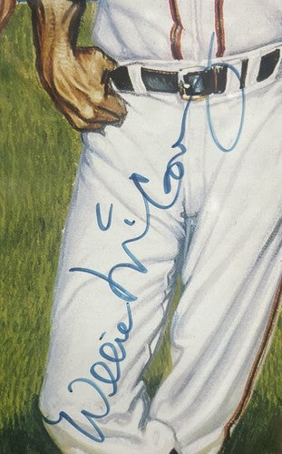 500 Hr Hitters Signed 24x42 Framed Litho Ron Lewis 11 Auto Mickey Mantle Cbm COA