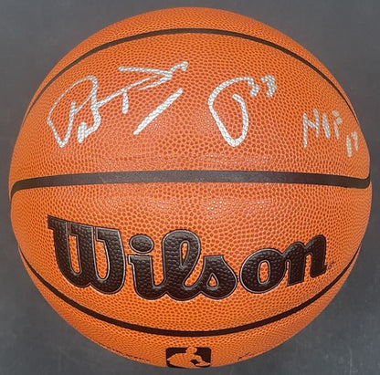 Patrick Ewing Signed NBA Wilson I/O Basketball Authentic Series Auto Steiner HoF