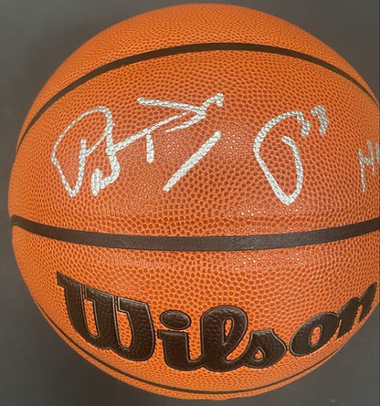 Patrick Ewing Signed NBA Wilson I/O Basketball Authentic Series Auto Steiner HoF