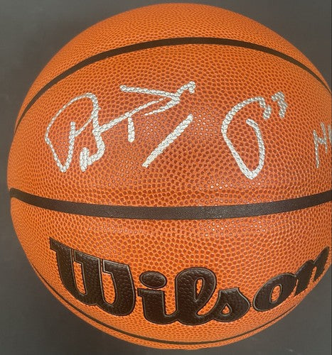 Patrick Ewing Signed NBA Wilson I/O Basketball Authentic Series Auto Steiner HoF