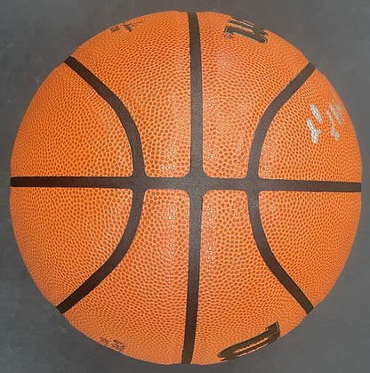 Patrick Ewing Signed NBA Wilson I/O Basketball Authentic Series Auto Steiner HoF