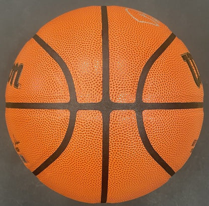Patrick Ewing Signed NBA Wilson I/O Basketball Authentic Series Auto Steiner HoF