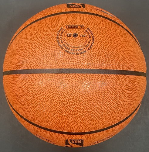 Patrick Ewing Signed NBA Wilson I/O Basketball Authentic Series Auto Steiner HoF