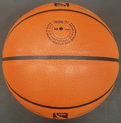 Patrick Ewing Signed NBA Wilson I/O Basketball Authentic Series Auto Steiner HoF