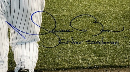 Mariano Rivera Yankees Signed 20x32 Photo Framed Enter Sandman Auto Steiner Coa