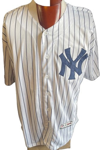 Domingo German Yankees signed No Hitter Rookie STAT MLB Debut Pg jersey Auto BAS