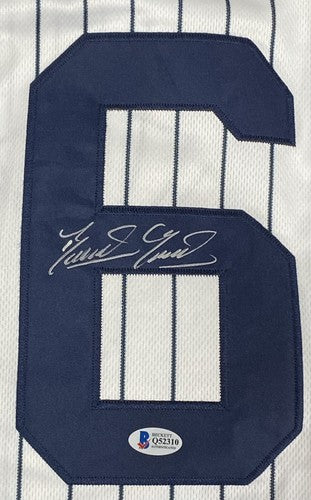 Domingo German Yankees signed No Hitter Rookie STAT MLB Debut Pg jersey Auto BAS