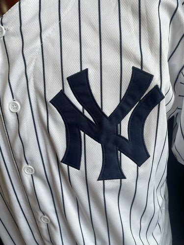 Domingo German Yankees signed No Hitter Rookie STAT MLB Debut Pg jersey Auto BAS
