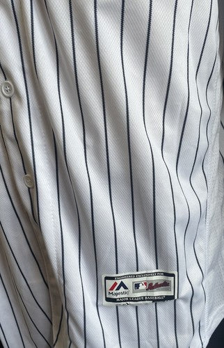 Domingo German Yankees signed No Hitter Rookie STAT MLB Debut Pg jersey Auto BAS