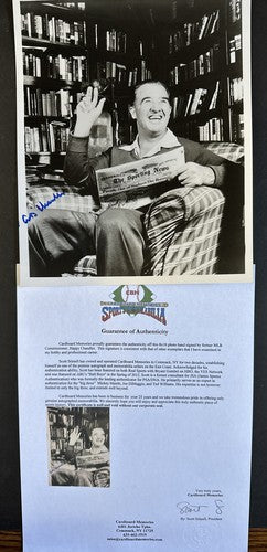 AB Happy Chandler Signed 8x10 Photo MLB Commissioner HOF Mint Autograph Cbm Coa
