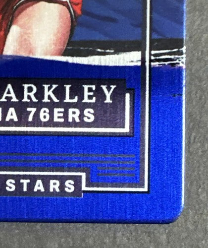 2021-22 Panini Impeccable #16 Charles Barkley Blue Stainless Stars /75 76ers Sp