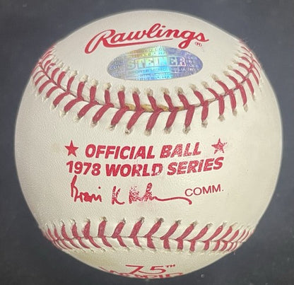 Goose Gossage Signed Official 1978 World Series Baseball Auto Yankees Steiner