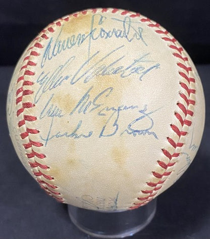 Montreal Expos 1977 Team Signed Official N.L. Rawlings MLB Baseball 20 Auto COA