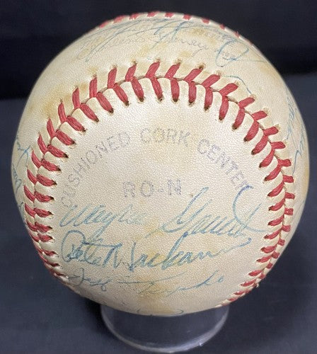 Montreal Expos 1977 Team Signed Official N.L. Rawlings MLB Baseball 20 Auto COA