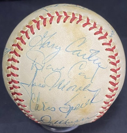 Montreal Expos 1977 Team Signed Official N.L. Rawlings MLB Baseball 20 Auto COA