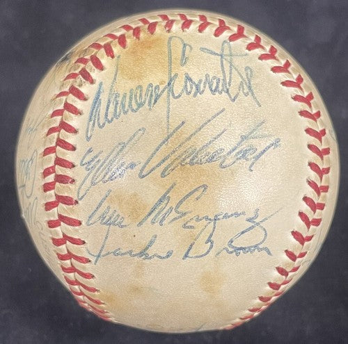 Montreal Expos 1977 Team Signed Official N.L. Rawlings MLB Baseball 20 Auto COA