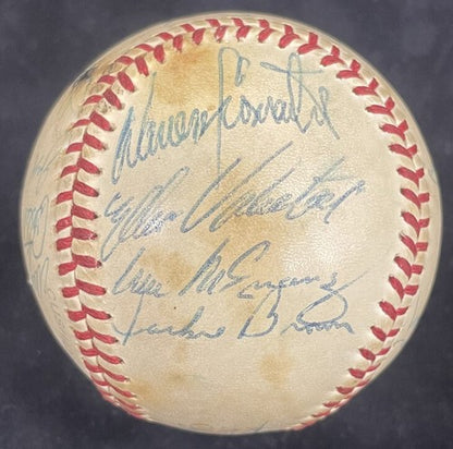 Montreal Expos 1977 Team Signed Official N.L. Rawlings MLB Baseball 20 Auto COA