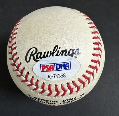 PHIL NIEKRO + JOE NIEKRO Signed Official N.L BASEBALL 539 WINS Hof Auto Psa Coa